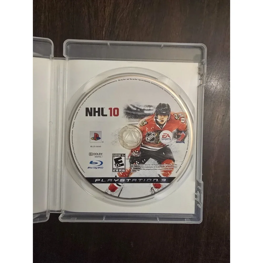 NHL 10 (Sony PlayStation 3, 2009) Hockey Video Sports Game, Used
